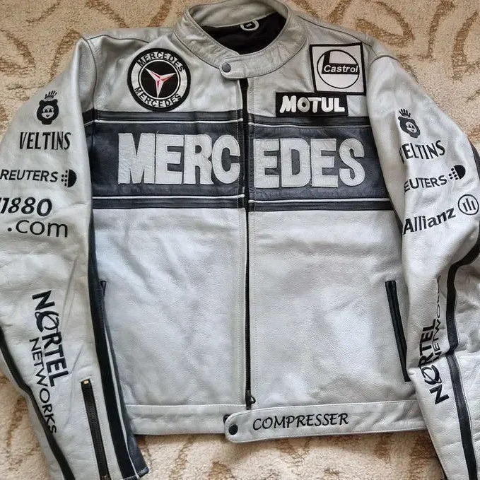 White Mercedes Jacket