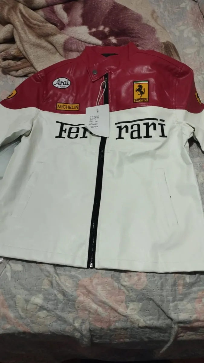 Vintage White Scuderia Jacket