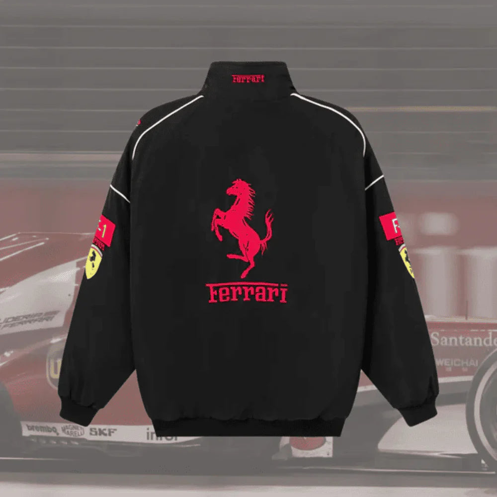 Ferrari Full Black Jacket