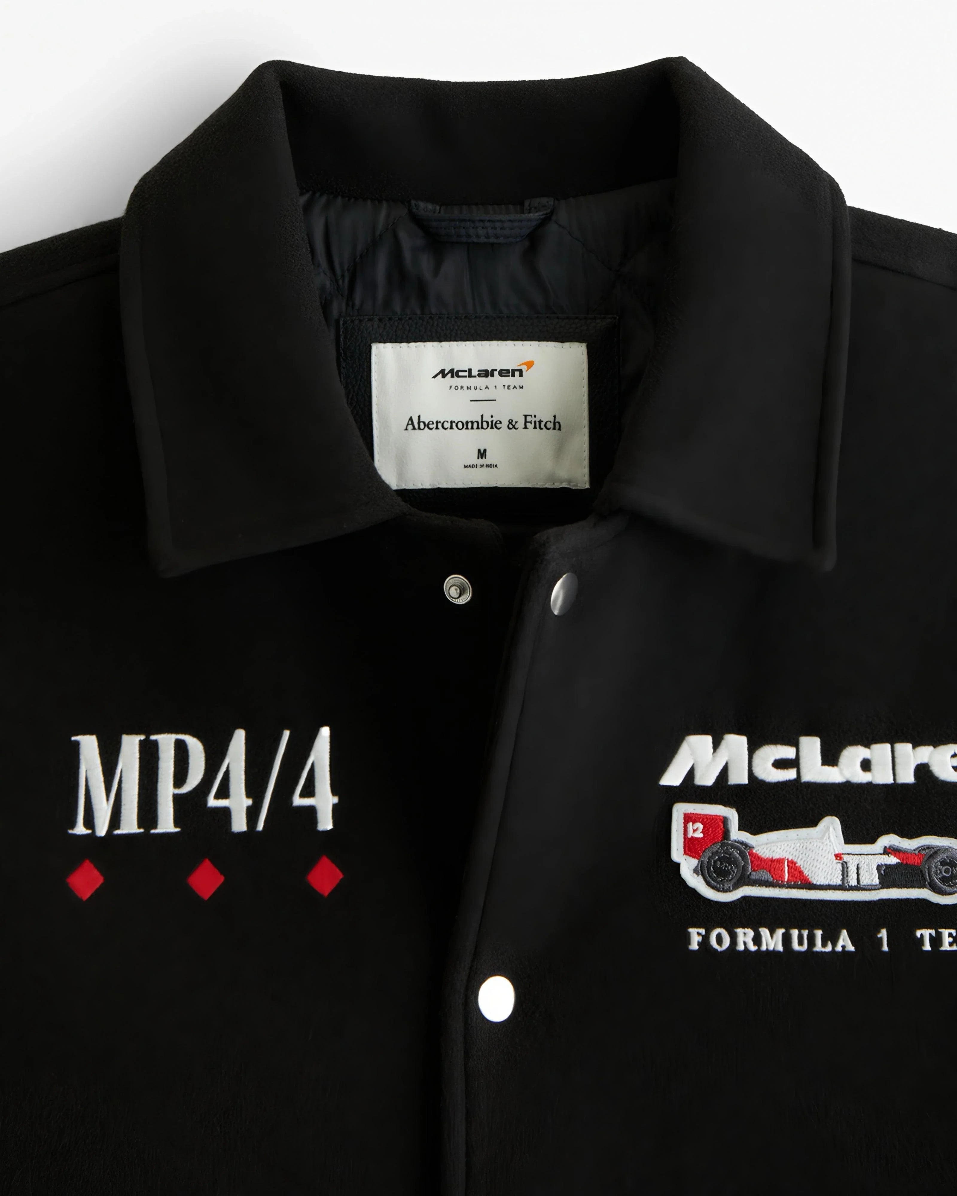 McLaren F1 Vintage Sweatshirt + Leather Jacket
