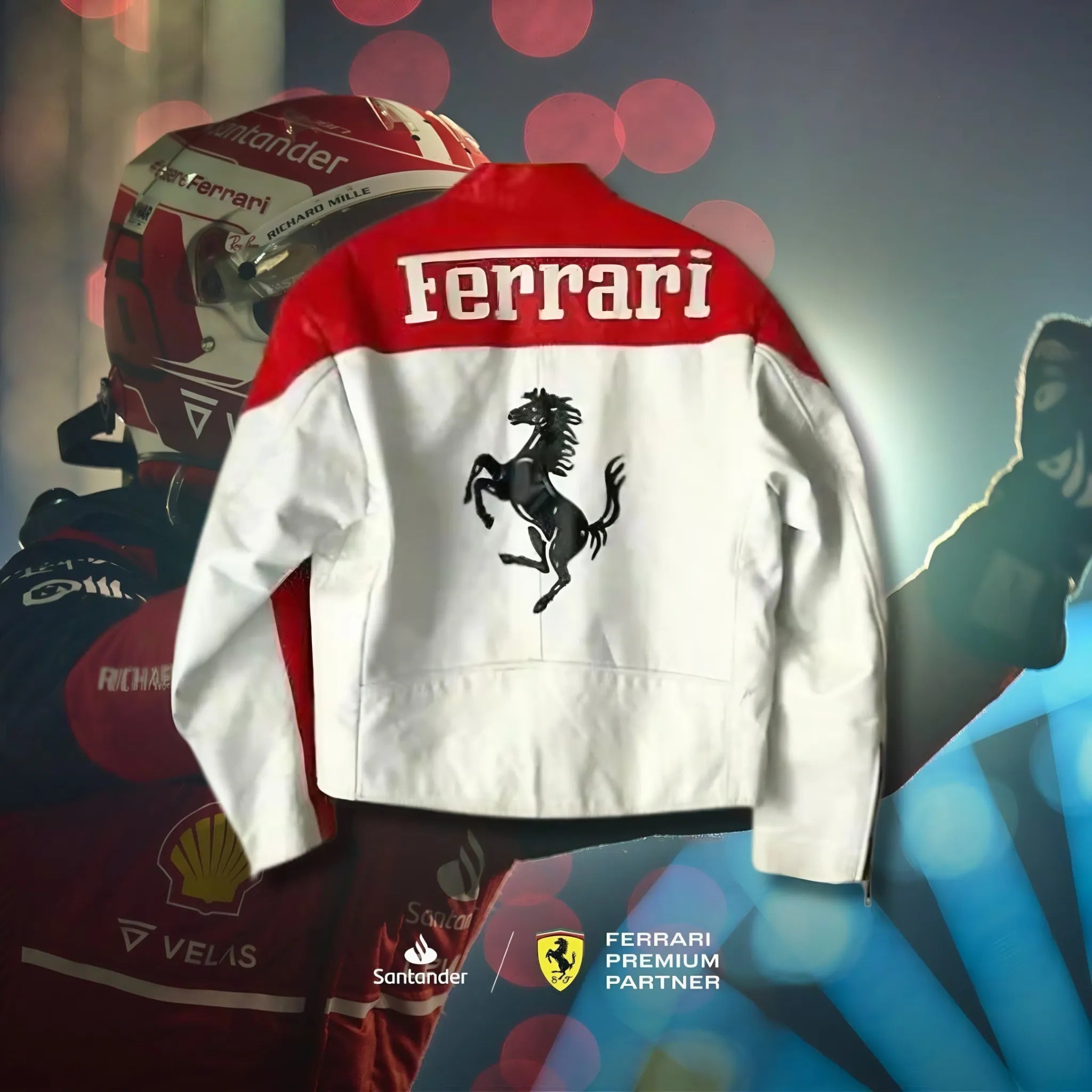 Vintage White Scuderia Jacket