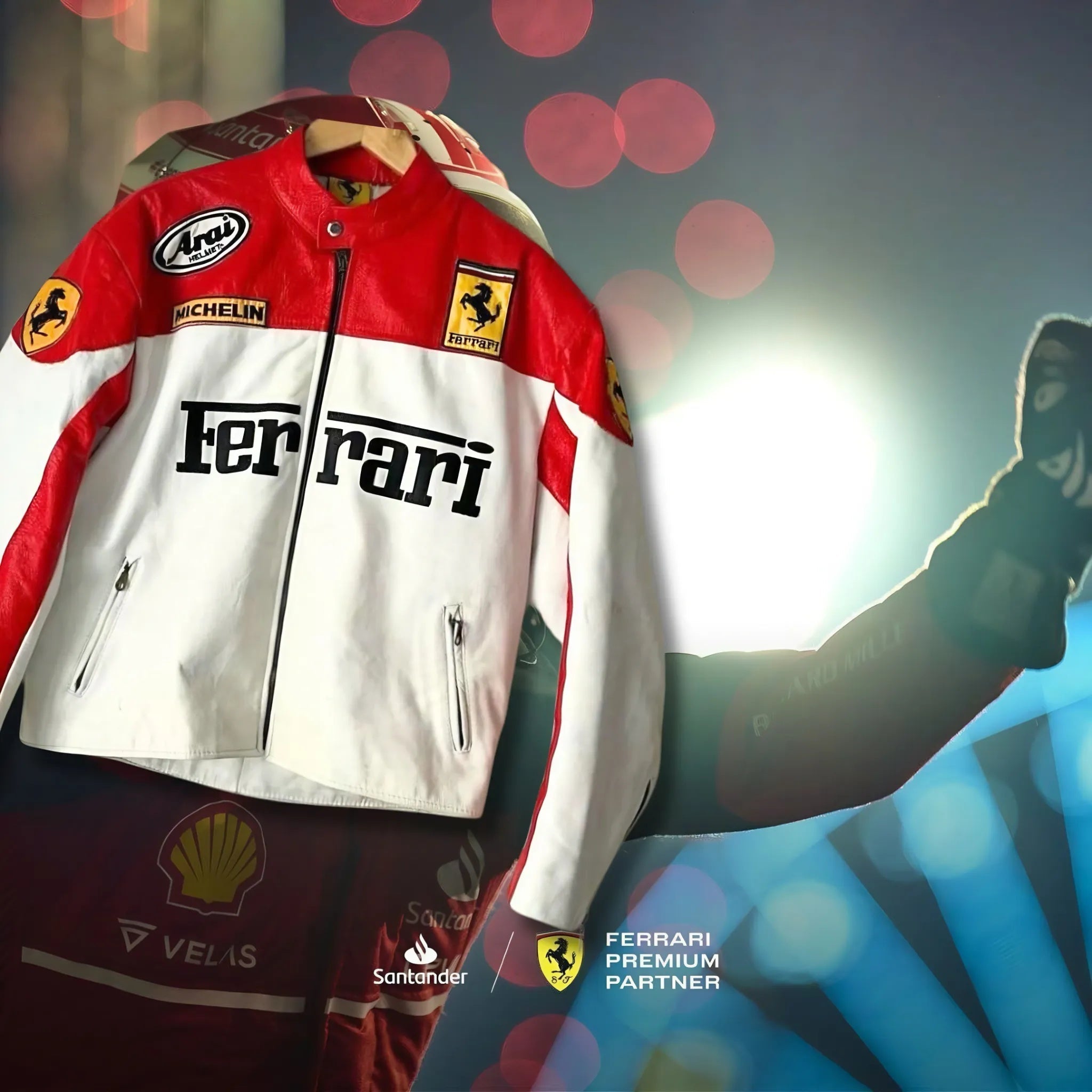 Vintage White Scuderia Jacket