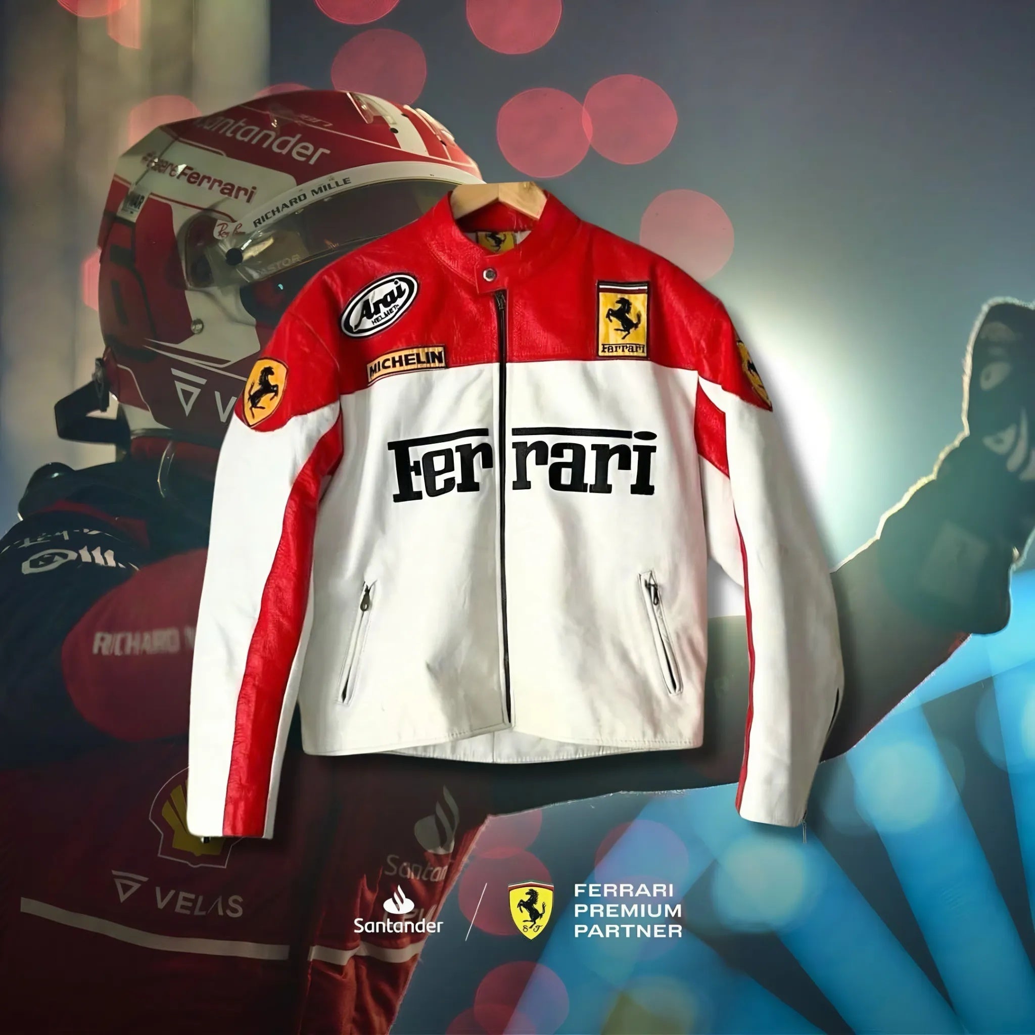 Vintage White Scuderia Jacket