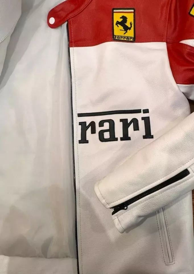 Vintage White Scuderia Jacket