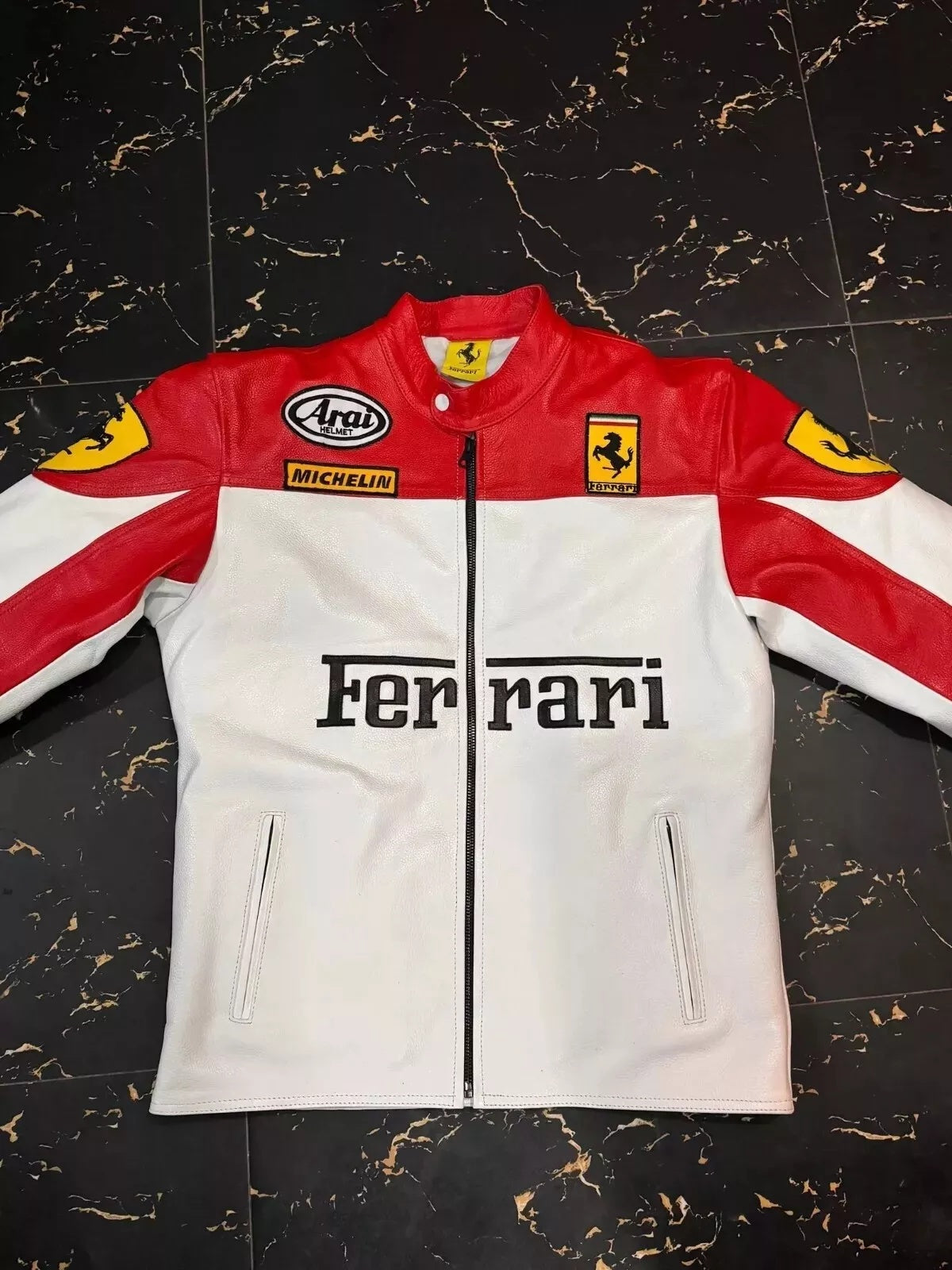 Vintage White Scuderia Jacket